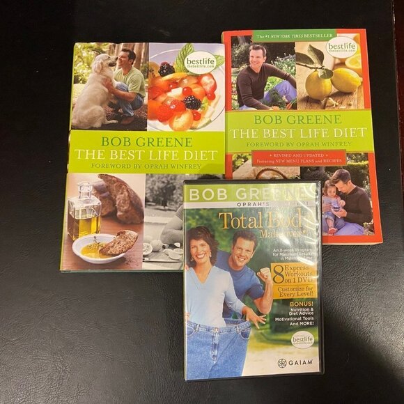Bob Greene (Oprah's Trainer) Book & DVD Collection - Picture 1 of 3